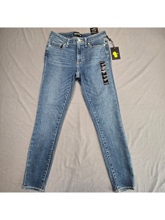 Dkny Denim - DKNY Womens Everywhere Skinny Jeans Size 27 Blue Denim Mid-Rise Stretch NEW